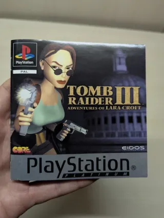 Tomb Raider III Platinum PS1 PAL ITA