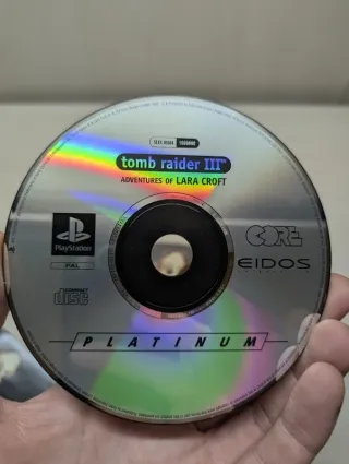 Tomb Raider III Platinum PS1 PAL ITA