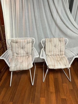 Sillones de exterior con reposabrazos