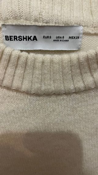 Jersey rayas blanco y negro del Bershka nuevo.