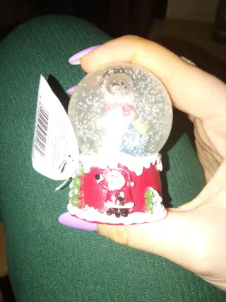 Palla di Natale con Neve