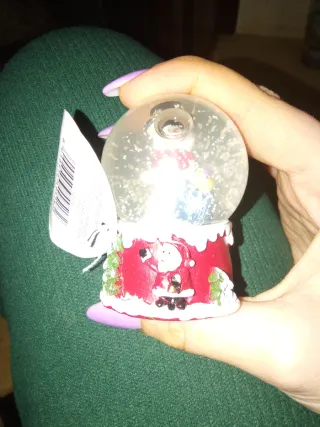 Palla di Natale con Neve