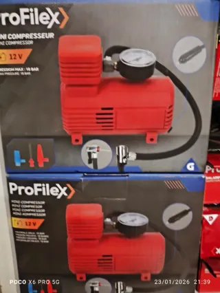 Compresor de aire 12V ProFilex