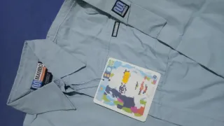 Camisa Mambo Goddess 12 Celeste Talla L