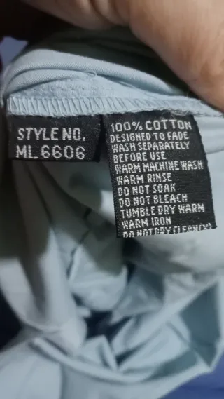 Camisa Mambo Goddess 12 Celeste Talla L