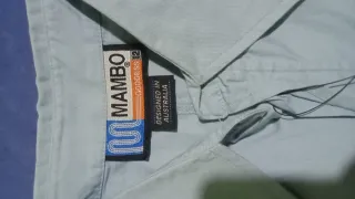 Camisa Mambo Goddess 12 Celeste Talla L