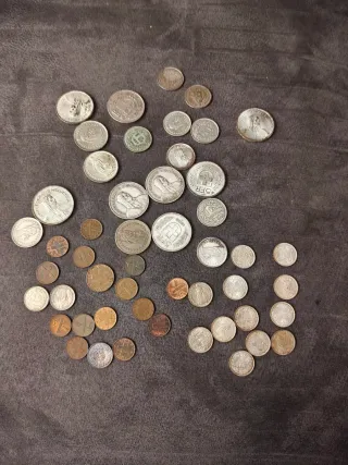 Colección de 51 francos suizos