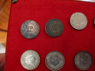 Colección de 51 francos suizos