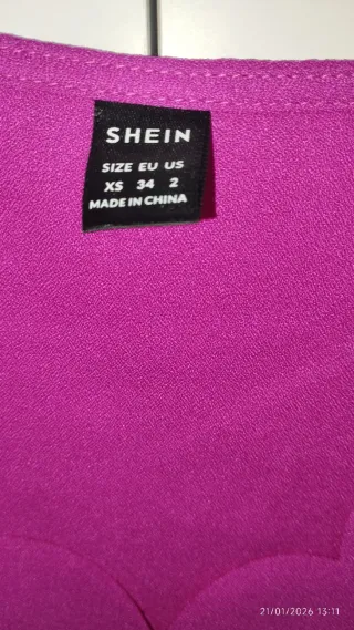 Blusa Shein manga corta talla XS