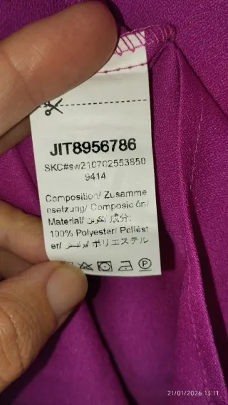 Blusa Shein manga corta talla XS