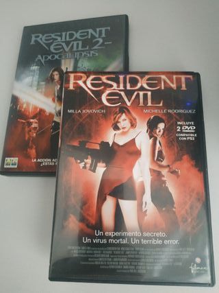 Resident Evil 1 y 2 DVD