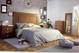 Dormitorio Matrimonio Completo Madera