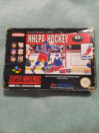 NHLPA Hockey Super Nintendo SNES - COMPLETO