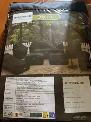 Funda para barbacoa Dokon 105x49x102cm