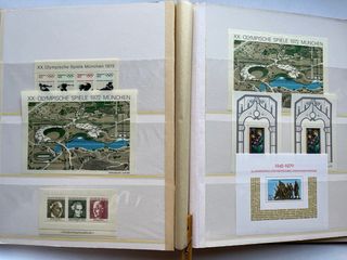 Álbum Hojas Bloque Alemania Nuevas/Usadas 67 HB