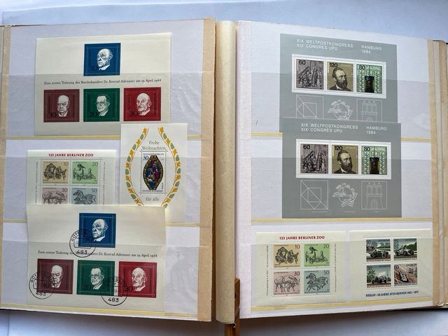 Álbum Hojas Bloque Alemania Nuevas/Usadas 67 HB