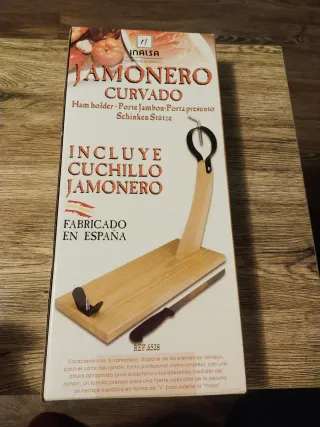 Jamonero Curvado INALSA con Cuchillo