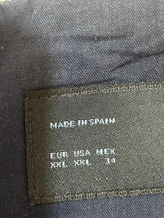 Blazer Zara Rayas Azul y Blanco