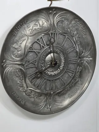 Orologio vintage peltro stagioni