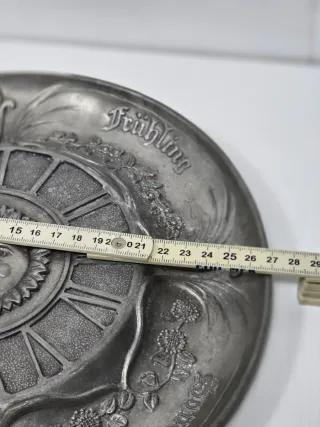 Orologio vintage peltro stagioni