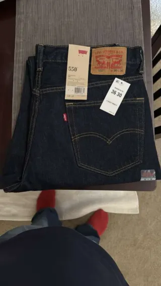 Pantalones Levis 550 Talla L Azul
