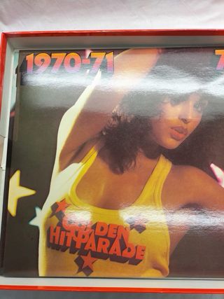 Caixa 8 LPs Vinil Golden Hit Parade