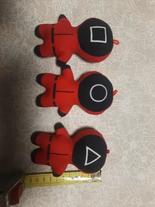 3 Personaggi Peluche Squid Game