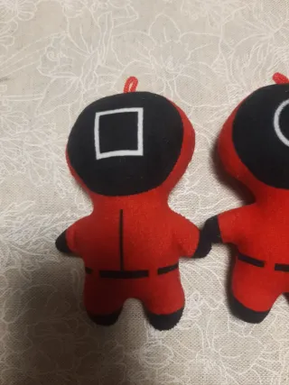 3 Personaggi Peluche Squid Game
