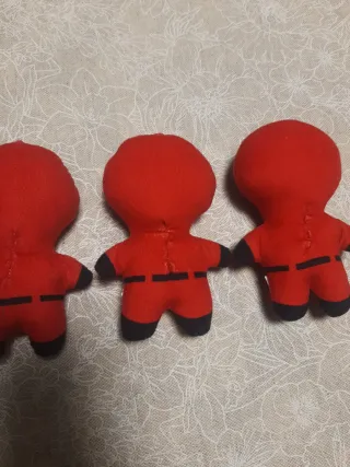 3 Personaggi Peluche Squid Game