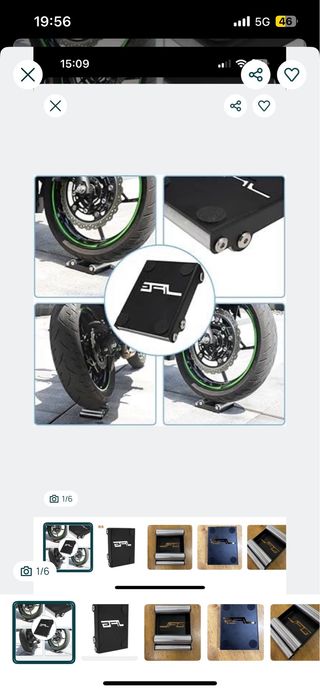 Suporte Rolo Pneu Mota Moto Novo