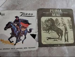 Lotto Dischi Serie TV: Orzowei, Zorro, Furia