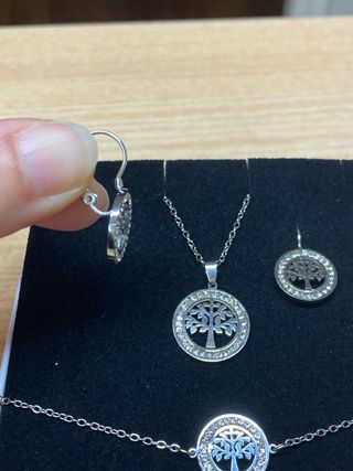 Set Gioielleria Acciaio Albero della Vita