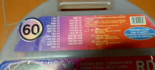 Cadenas para nieve llanta 15