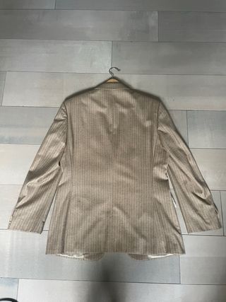 Traje Hugo Boss Beige Rayas