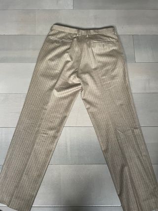Traje Hugo Boss Beige Rayas