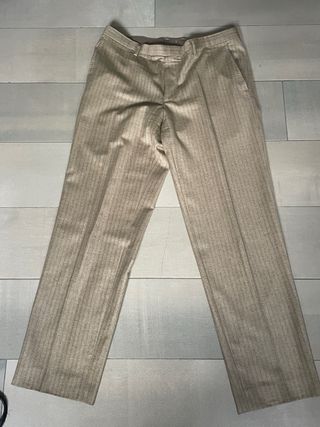 Traje Hugo Boss Beige Rayas