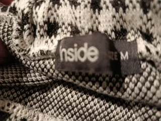 Minifalda cuadros blanco y negro