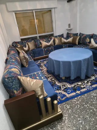 Salón Marroquí Azul y Dorado
