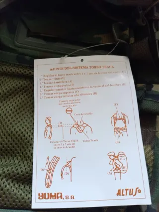 Mochila Altus 100 l (militar camuflaje color)