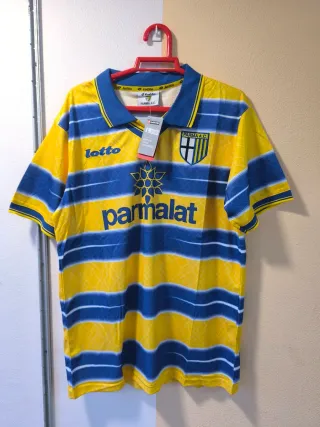Camiseta Parma Hernán Crespo Lotto Talla L