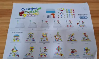 Juego de construcción creativo 4 en 1. Tornillos