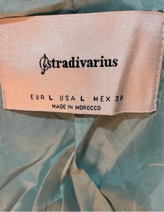 Traje chaqueta y pantalón Stradivarius verde