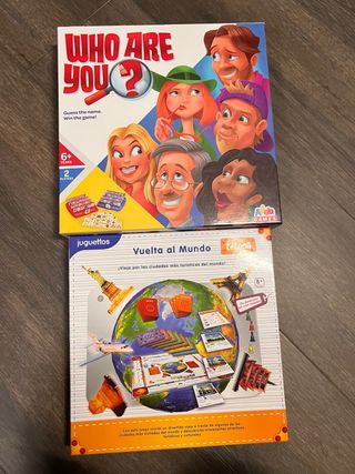 2 Juegos: Vuelta al Mundo y Quién es Quién?