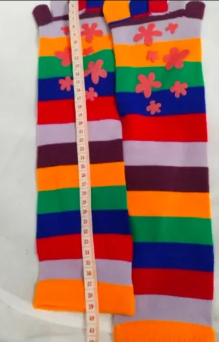 Calcetines de dedos niña arcoíris