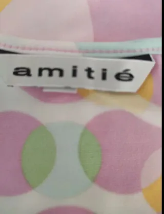 Top manga larga círculos