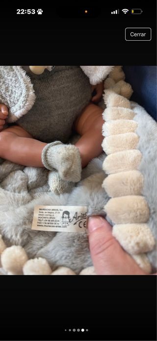 Muñeco Reborn Arias - Made in Spain + huevito