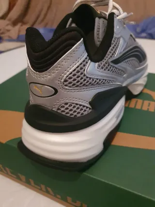 Zapatillas Puma Talla 42 Plata/Negro