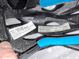 Casco de bicicleta azul DTB