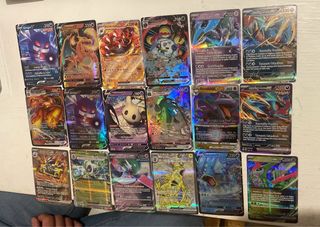 Lote Cartas Pokémon V, VMAX, EX