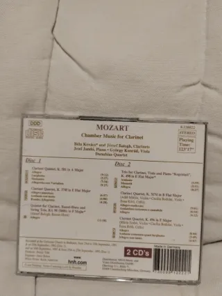 Clásica Mozart sello Naxos Lote 7cd's